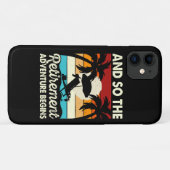 Und so beginnt das Rentenabenteuer Case-Mate iPhone Hülle (Rückseite (Horizontal))