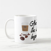 Und so beginnt der Tag! Kaffeetasse (Links)