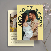 Und so beginnt es Arch Foto Citrus Hochzeit Save The Date