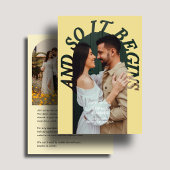 Und so beginnt es Arch Foto Citrus Hochzeit Save The Date