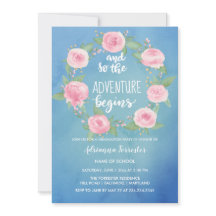 Und so fängt das Abenteuer | Aquarell-Absolvent an