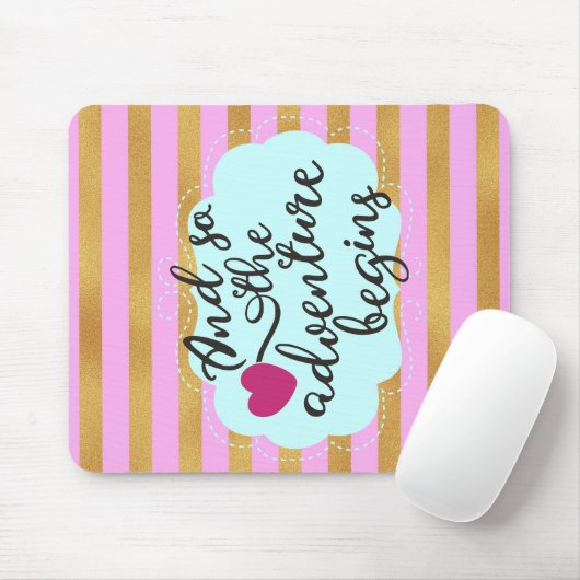 Und so fängt das Abenteuer damit an, die Maus zu z Mousepad (Mit Mouse)