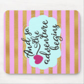 Und so fängt das Abenteuer damit an, die Maus zu z Mousepad (Vorne)