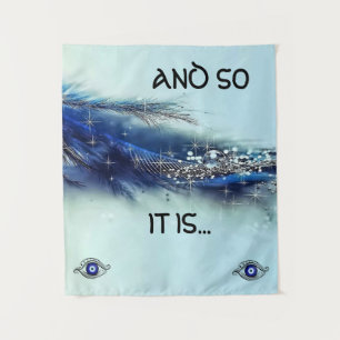 UND SO IST ES WALL TAPESTRY Medium (50" x 60") Wandteppich