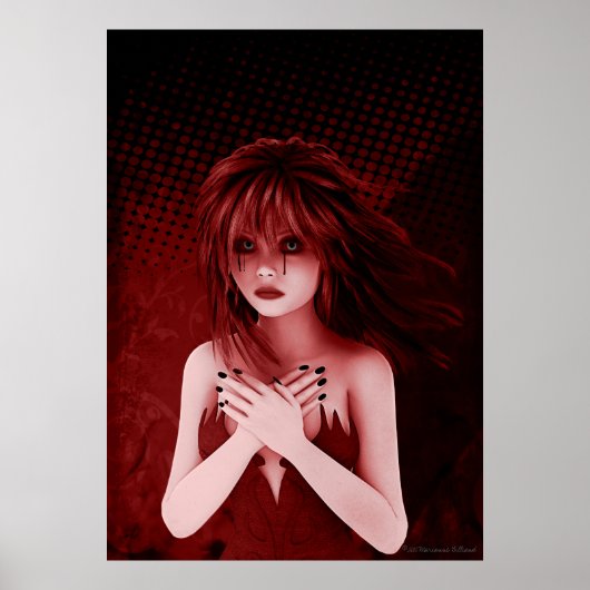 Und so zückt sie Gothic Art Poster (Vorne)