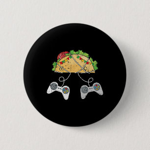 Und Tacos Cinco De Mayo Videospiel Mexican Food Ga Button