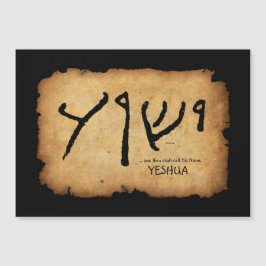 … und Tausend shalt Anruf sein Namens"Yeshua Magnetkarte