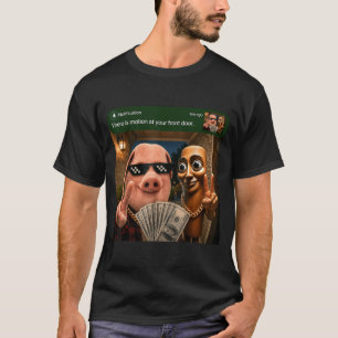 Und Tung Tung Tung Sahur Vordertür Motion Kinder T-Shirt