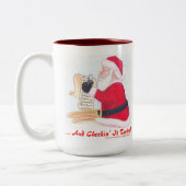 Und überprüfe es zweimal zweifarbige tasse (Links)