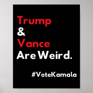 Und Vance sind komische Wahl Kamala Harris 2024 El Poster