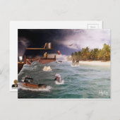 Und während ich schlief postkarte (Vorne/Hinten)