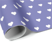 und Weißherzen Geschenkpapier (Rolleneckpunkt)