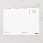 Und wenn es regnet auf Ihrer Parade... Postkarte (Rückseite)