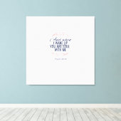 Und wenn ich weckte, bist du immer noch bei mir leinwanddruck (Insitu (Holzboden))