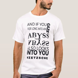 Und wenn Sie für lang in einen Abgrund den Abgrun T-Shirt