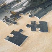 und Wintervormittag Puzzle (Seite)