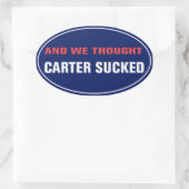 Und wir dachten, Carter Sind zum Kotzen Sticker (Tasche)