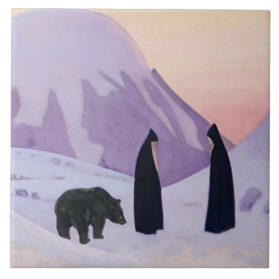 „Und wir fürchten uns nicht“ von Nicholas Roerich Fliese