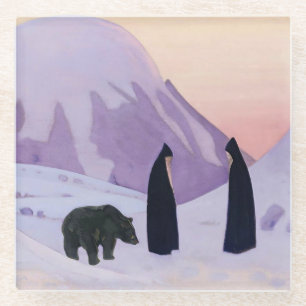„Und wir fürchten uns nicht“ von Nicholas Roerich Glasuntersetzer