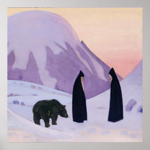 "Und wir fürchten uns nicht" von Nicholas Roerich Poster