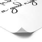 Und zu allen guten Nachtplakaten Poster (Ecke)