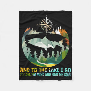 Und zum See gehe ich, um meinen Verstand beim Camp Fleecedecke
