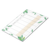 Undated Minimal Weekly Planner Notepad Notizblock (angewinkelt)
