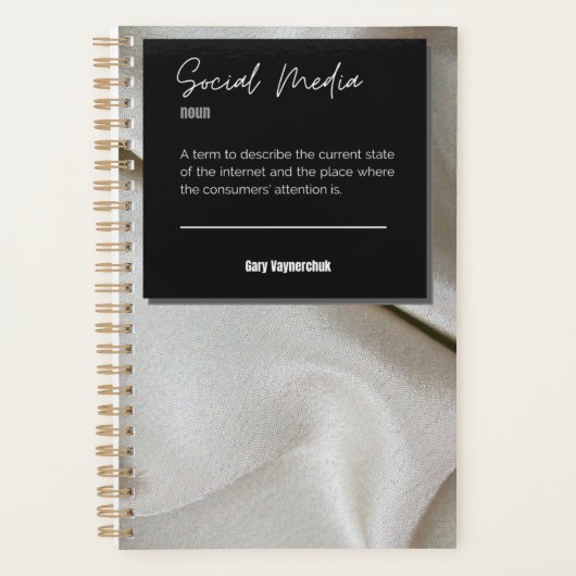 Undated Social Media Planner Planer (Vorderseite)