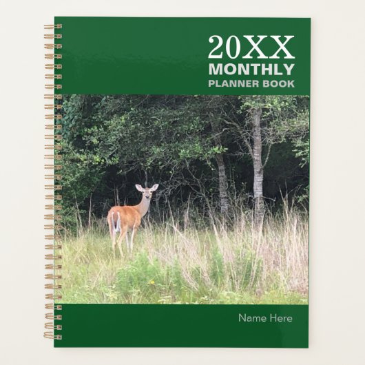 Undatiertes Monatsbuch Hirschplaner Planer (Vorderseite)