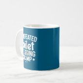 Undefeated Toilet Champion Clogging Kaffeetasse (Vorderseite Links)