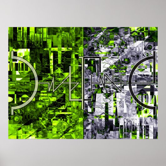 Undefinierbare IllustrationsCollage 3 Poster (Vorne)