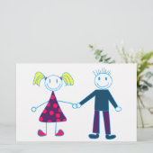 undefiniert briefpapier (Stehend Vorderseite)