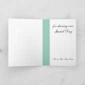 undefiniert dankeskarte (Innenseite)