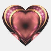 undefiniert Herz-Aufkleber (Vorderseite)