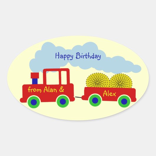 undefiniert ovaler aufkleber (Vorderseite)