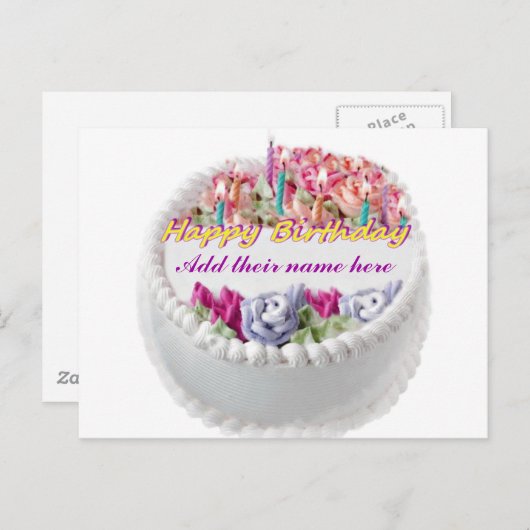 undefiniert postkarte (Vorne/Hinten)