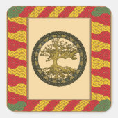 undefiniert quadratischer aufkleber (Vorderseite)