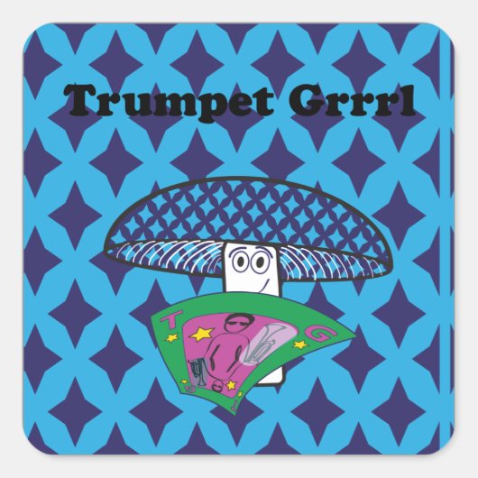 undefiniert quadratischer aufkleber (Vorderseite)