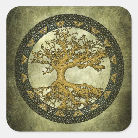 undefiniert quadratischer aufkleber (Vorderseite)