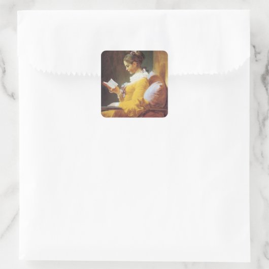 undefiniert quadratischer aufkleber (Tasche)