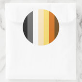 undefiniert runder aufkleber (Tasche)