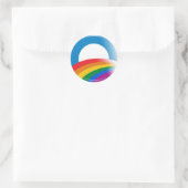 undefiniert runder aufkleber (Tasche)