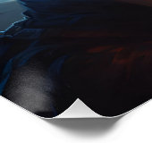 Under A Moonlit Sky Poster (Ecke)