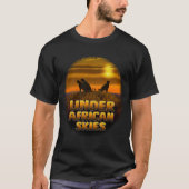 Under African Skies | Sunset Safari Cheetah T-Shirt (Vorderseite)