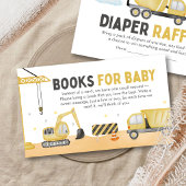 Under Construction Baby Shower Diaper Raffle Begleitkarte