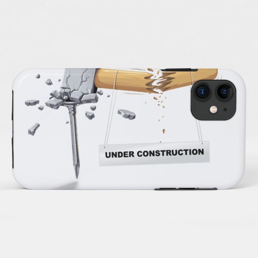 Under Construction Case-Mate iPhone Hülle (Rückseite (Horizontal))