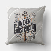 Under Construction Kissen (Vorderseite)