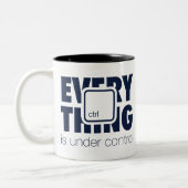 Under ctrl zweifarbige tasse (Links)