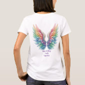 Under His Wings Psalm 91:4 T-shirt (Rückseite)