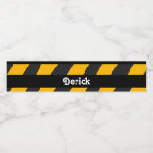 Under Line Stripes Wasserflaschenetikett (Einzelnes Label)